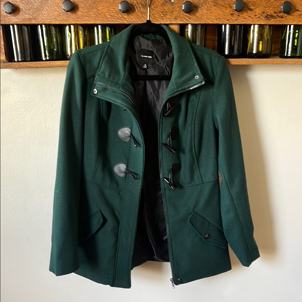 Green Toggle Coat